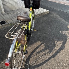 26型 電動アシスト自転車 ビビ･DX(ピスタチオ/内装3段変速)BE-ELD636Gの画像
