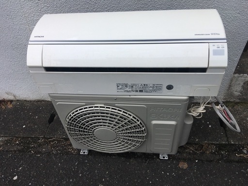 取り付け込み❗️ヒタチ10畳から12畳用お掃除機能付き‼️