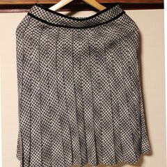 【お得☆まとめ買い対象】その① 23区 ウール100%プリーツスカート 日本製の画像