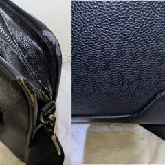 [中古](配達可条件有) PABIN ビジネスバッグ レザー 本革 ブリーフケース メンズ 男性 ショルダー A4 PC収納 手提げ 軽量の画像