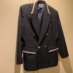 レディース　事務服　9号　紺色の画像