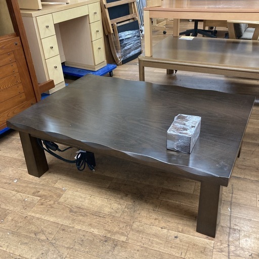 S129 ⭐ 和デザインコタツ 家具調コタツ 延長脚付属( +5cm) 幅120cm USED