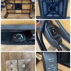 S129 ⭐ 和デザインコタツ 家具調コタツ 延長脚付属( +5cm) 幅120cm USEDの画像