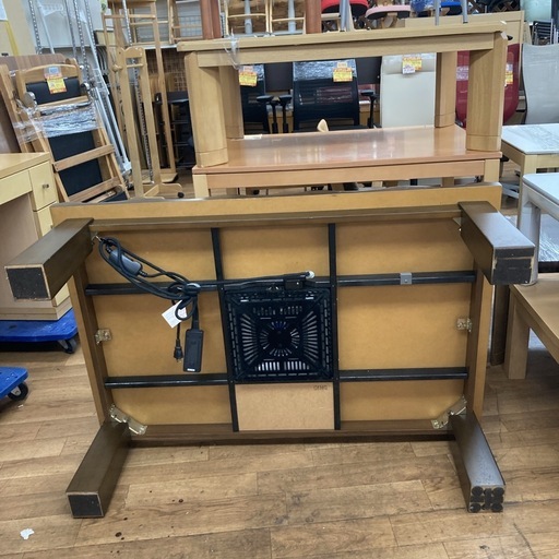 S129 ⭐ 和デザインコタツ 家具調コタツ 延長脚付属( +5cm) 幅120cm USED S129 ⭐ 和デザインコタツ 家具調コタツ 延長脚付属( +5cm) 幅120cm