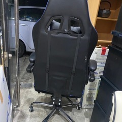 Sale ゲーミングチェア 青と黒の画像