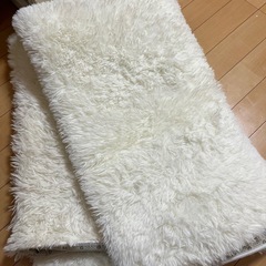 ラグ ふわふわ 美品 カーペットの画像