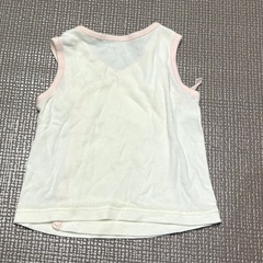 【他商品購入者限定】新生児 ノースリーブ短肌着 50cmの画像