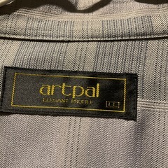 メンズシャツ　グレー　LLの画像