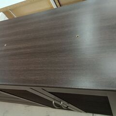 リユースのサカイ栃木店★ジモティ割あり★  シューズボックス ダークブラウン W60×D35×H94.5 クリーニング済み TC11204の画像