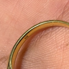 18kダイヤ指輪の画像