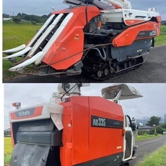 クボタ 3条刈 コンバイン AR335 SD4MW グレンタンク オーガ デバイダー 水平 モンロ 35馬力 1191時間 稲刈 海運可の画像