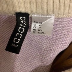 Ｈ＆Ｍ チェック柄ショート丈カーディガンの画像