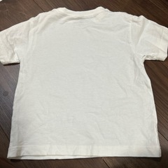 comfortable cotton Tシャツ120センチ白の画像