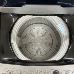 「安心の1年保証付。【Haier 全自動洗濯機 JW-XP2CD55F 5.5kg 2023年製 クリーニング済み 50Hz/60Hz】取りに来れる方限定。」の画像