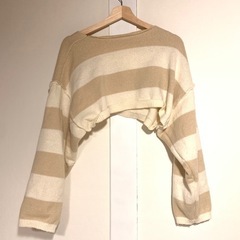 韓国 ショート丈ニットの画像