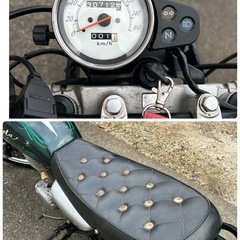ホンダ（HONDA）エンジン実動 CL400 CB400SS 平成11年　NC38 シングル　単気筒　カフェレーサー　トラッカー　ボバー GB CB SR400 の画像