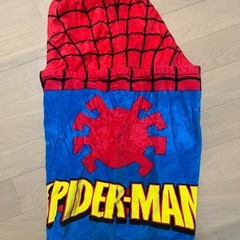 スパイダーマンタオルの画像