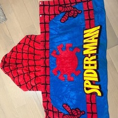 スパイダーマンタオルの画像