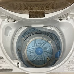 「安心の6ヶ月保証付。【Toshiba 全自動洗濯機 AW-5GA1 5.0kg 2022年製 クリーニング済み】取りに来れる方限定。」の画像