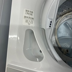 「安心の1年保証付。【TOSHIBA 全自動洗濯機 AW-6GA2 6.0kg 2023年製 クリーニング済み】取りに来れる方限定。」の画像
