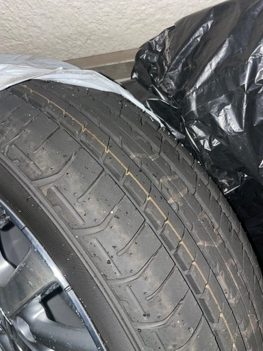 軽自動車、現行型エブリイワゴン純正アルミタイヤ4本セット