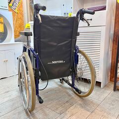 MEYRA ドイツ製 車椅子 自走・介助両用 耐荷重120kg 肘掛け高さ調節＆跳ね上げ式 折りたたみ★買取帝国志木店 の画像