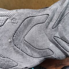 新品 25cm メンズ スニーカー ブラック 厚底 男女兼用 シューズ  識別番号:【T425-S】の画像