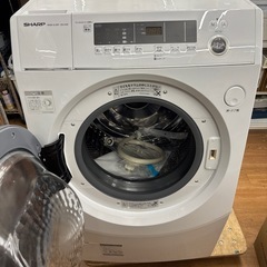 ☆ドリーム荒牧店☆ジモティー割引有☆【クリーニング済み】SHARP/ドラム洗濯機/ES-H10F/10kg/2022年製の画像