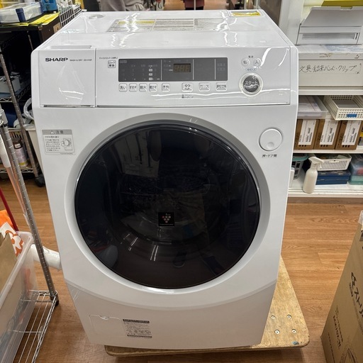 ☆ドリーム荒牧店☆ジモティー割引有☆【クリーニング済み】SHARP/ドラム洗濯機/ES-H10F/10kg/2022年製