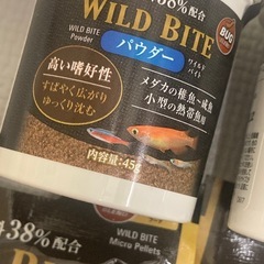 熱帯魚、メダカの餌の画像