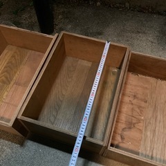 手作り木の箱の画像
