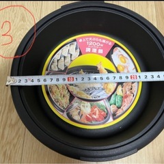 【新品未使用】ツル付グリルパン&しゃぶしゃぶ鍋セットの画像