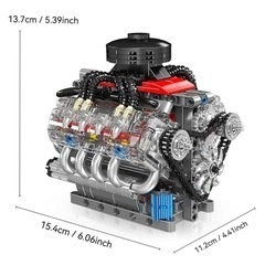 ”男子必見"V8エンジン　観賞用　ブロックセットの画像