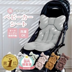試乗のみほぼ新品！ベビーカー用クッションの画像