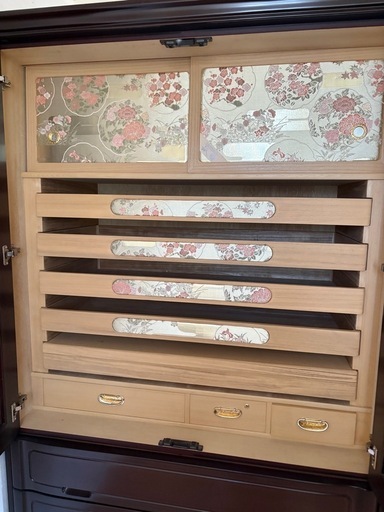 GY1021 府中家具　桐箪笥　整理タンス　7段 GY1021 府中家具桐箪笥整理タンス7段