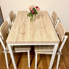 受付停止中 美品 ダイニングテーブルセットの画像