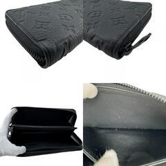 ルイヴィトン LOUIS VUITTON 長財布 モノグラム ジッピーウォレット ホリゾンタル ラウンドファスナー M11721 ブラックの画像