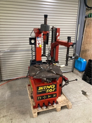 中古　タイヤチェンジャー  エイワ　外ガミ２０　wing561  片側サポート付