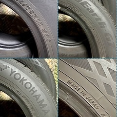 185/65R15 中古タイヤ2本とバルブ付きの画像