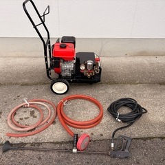 ⭐️整備　動作確認済み　カーツ　エンジン　高圧洗浄機　動噴機　洗車機　付属品　取り扱い説明書　工具　有りほし⭐️　　　の画像