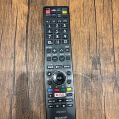 【ジャンク品】SHARP製テレビLC-50U45（2017年3月発売）リモコンセットの画像