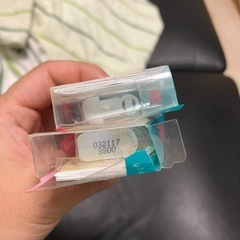 やりとり中耳の穴あけの画像