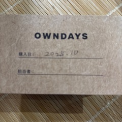 OWNDAYS☆1000円チケットの画像