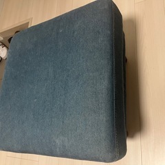オットマン（ジーンズ生地風）の画像