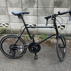 ANIMATOアニマート 自転車 ミニベロ マットブラック 20インチの画像