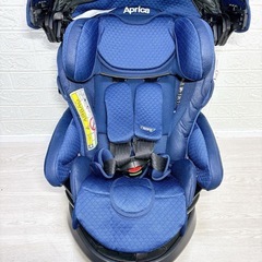 🉐　清掃 手洗い済み　美品✨ aprica フラディアグロウ 360セーフティー　プレミアム 　isofix ベット型 ⭐️ になる チャイルドシート  isofix 固定　の画像