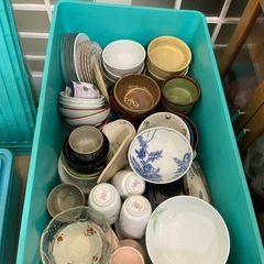 食器　無料引取　プラケースの画像