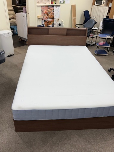 ベットフレーム&マットレス　ダブルベット