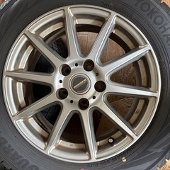 215/60R16 ヨコハマ IG70 スタッドレスタイヤホイールセットの画像