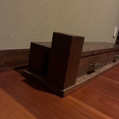 物置台　飾り台　小物入れ　アンティークの画像